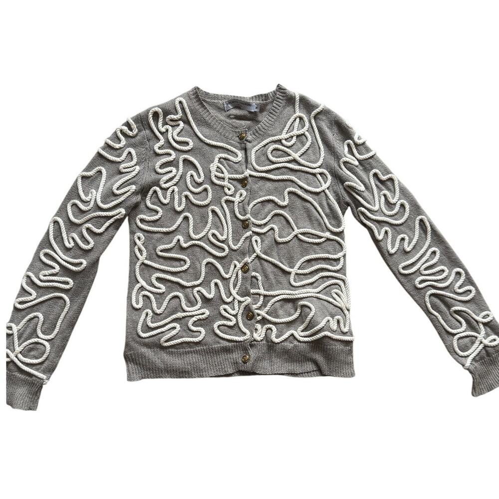 Opening Ceremony Embellished Rope Detail Cardigan